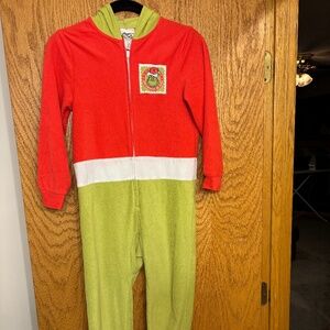 The Grinch Fleece One-Piece Pajamas – Size M (8)